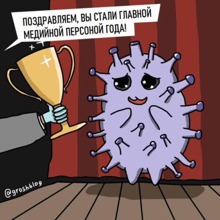 коронавирус карикатура юмор журнал ГРОШ @groshblog